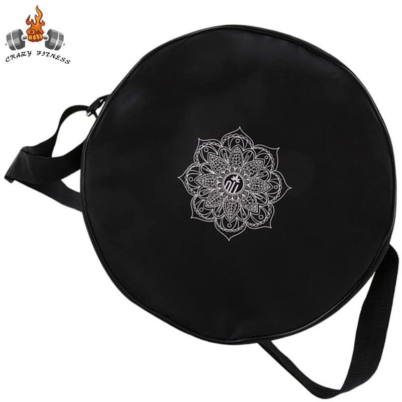 Pilates Yoga Wheel - Yoga Tekerlekli Çanta Naylon Siyah Mandala