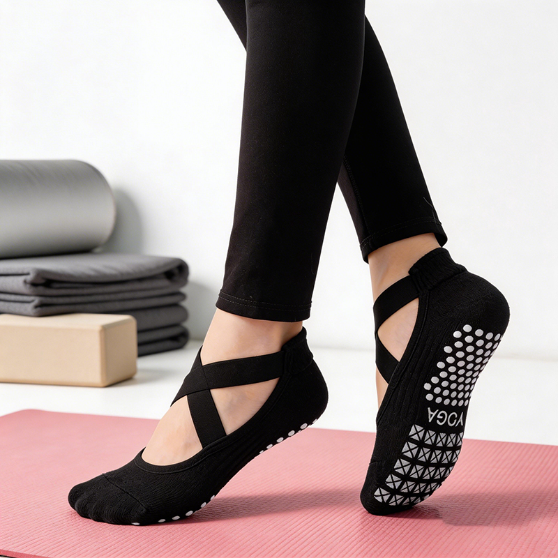 Medias Para Pilates Y Yoga - Kadın Kaymaz Yoga Çorapları Silikon Kapalı