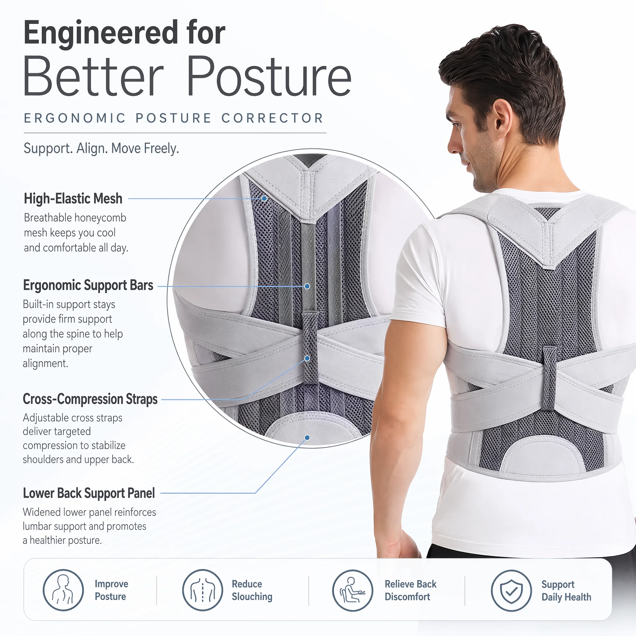 Yeni Tasarım Kambur Sırt Deste - Posture Pole Corrector incelemesi ve fiyatı