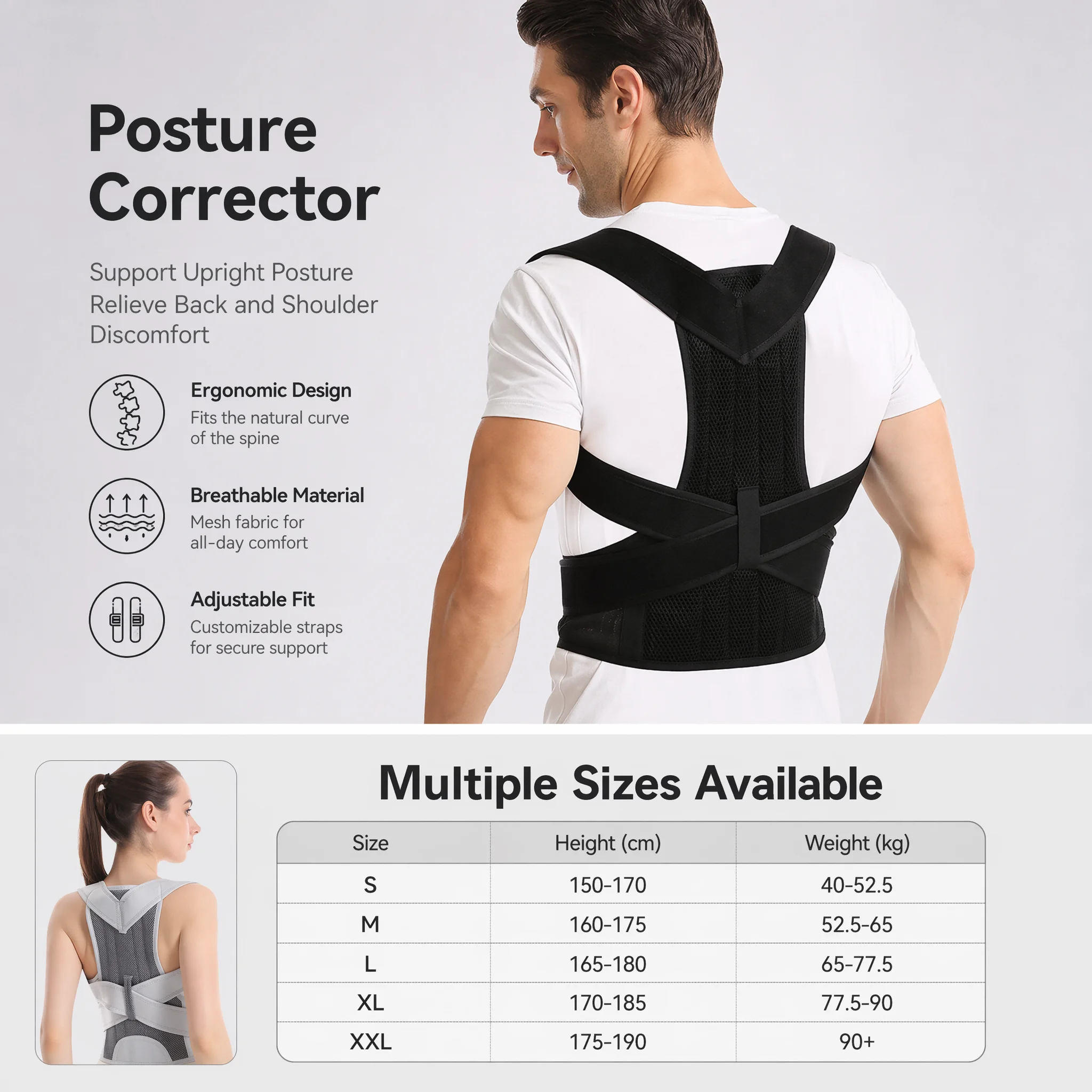 Yeni Tasarım Kambur Sırt Deste - Posture Pole Corrector incelemesi ve fiyatı