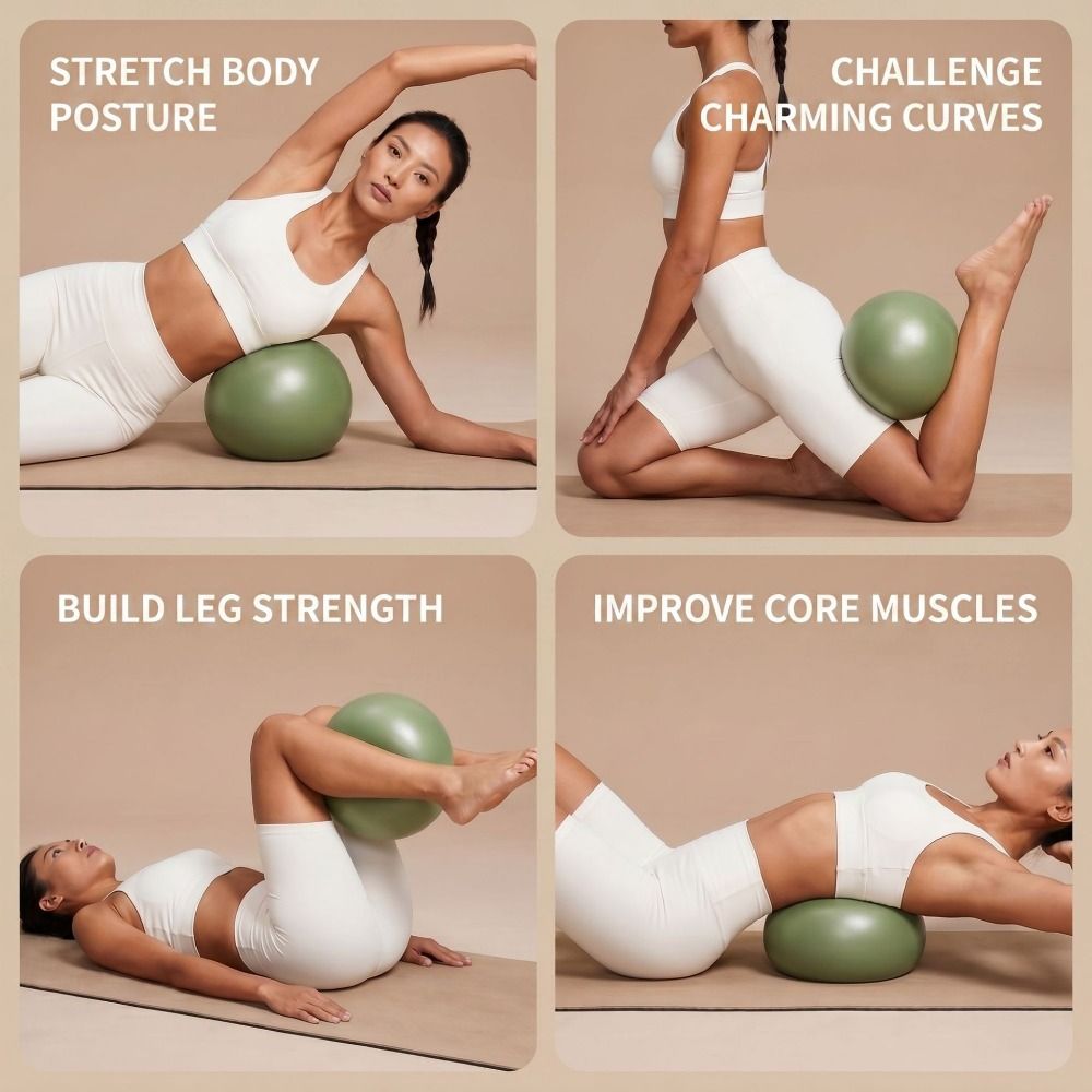 Ev Tipi 22 cm Yoga Topu, Şişir - Pilates Yoga Ball Workout incelemesi ve fiyatı