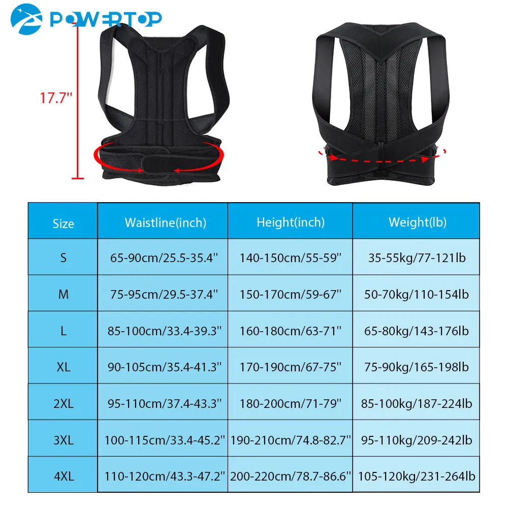 Takviyeli kemer lomber sütun d - Posture Pole Corrector incelemesi ve fiyatı