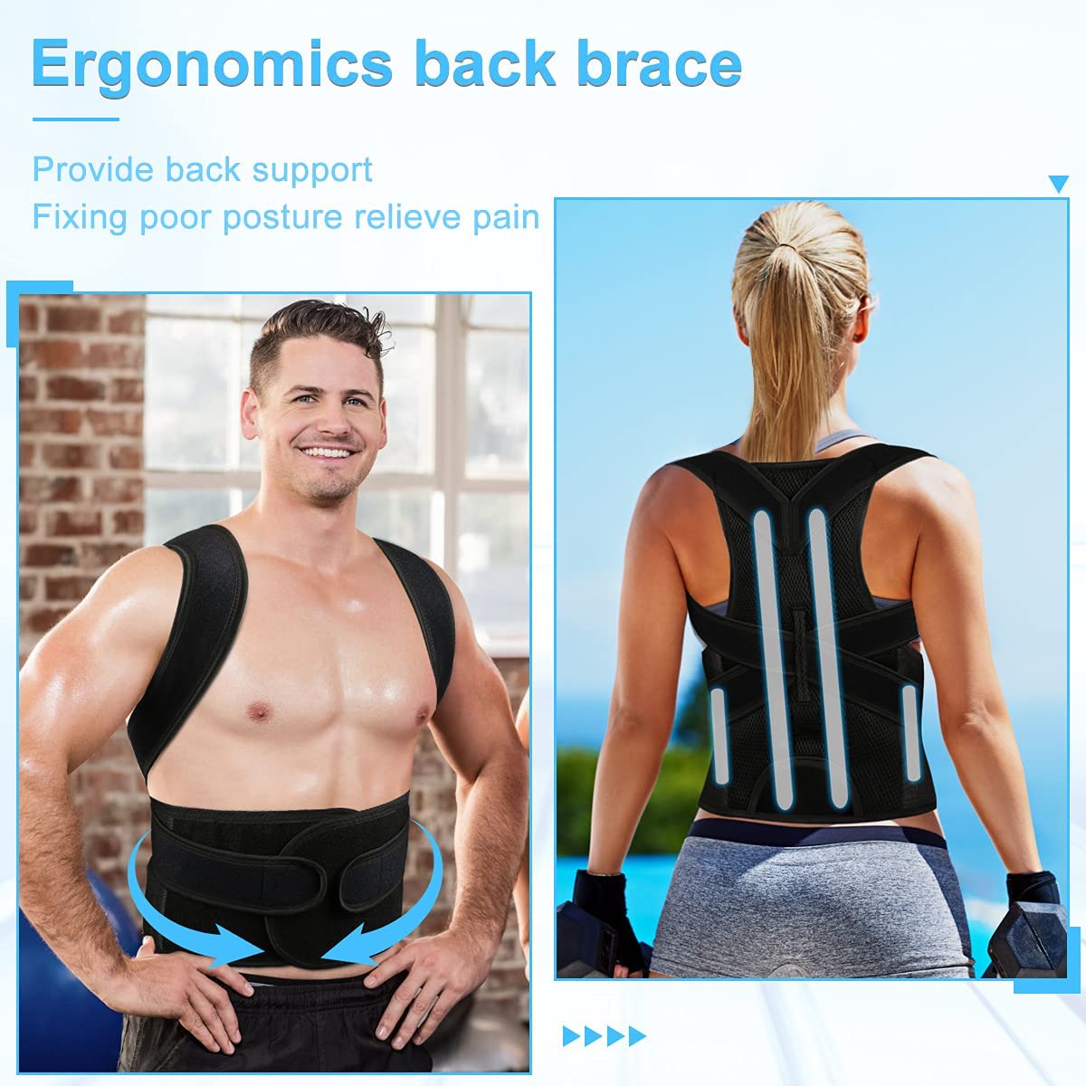 Bel desteği ve dik sırt düzleş - Posture Pole Corrector incelemesi ve fiyatı
