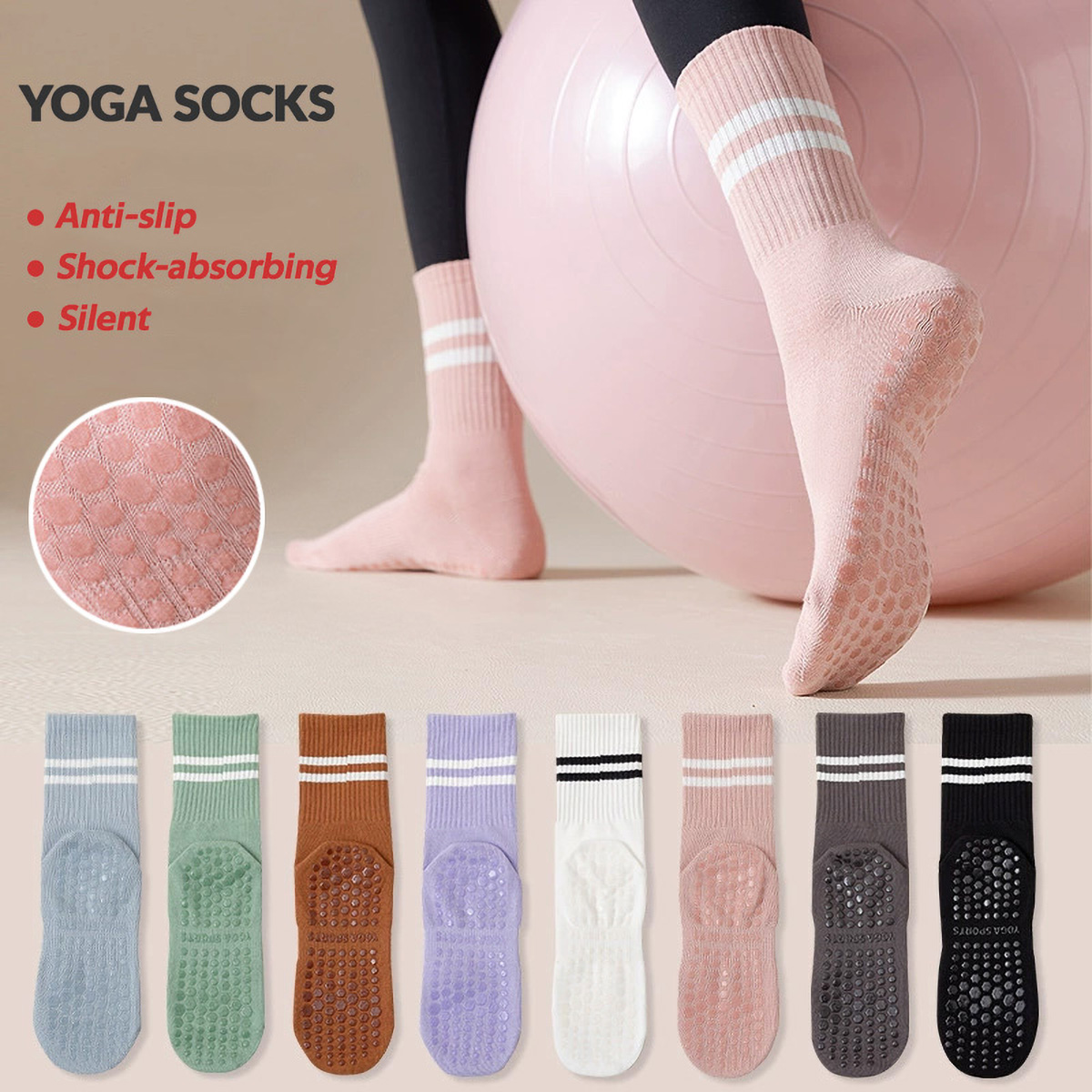 Kadınlar için 3 Çift Uzun Yoga - Medias Para Pilates Y Yoga incelemesi ve fiyatı